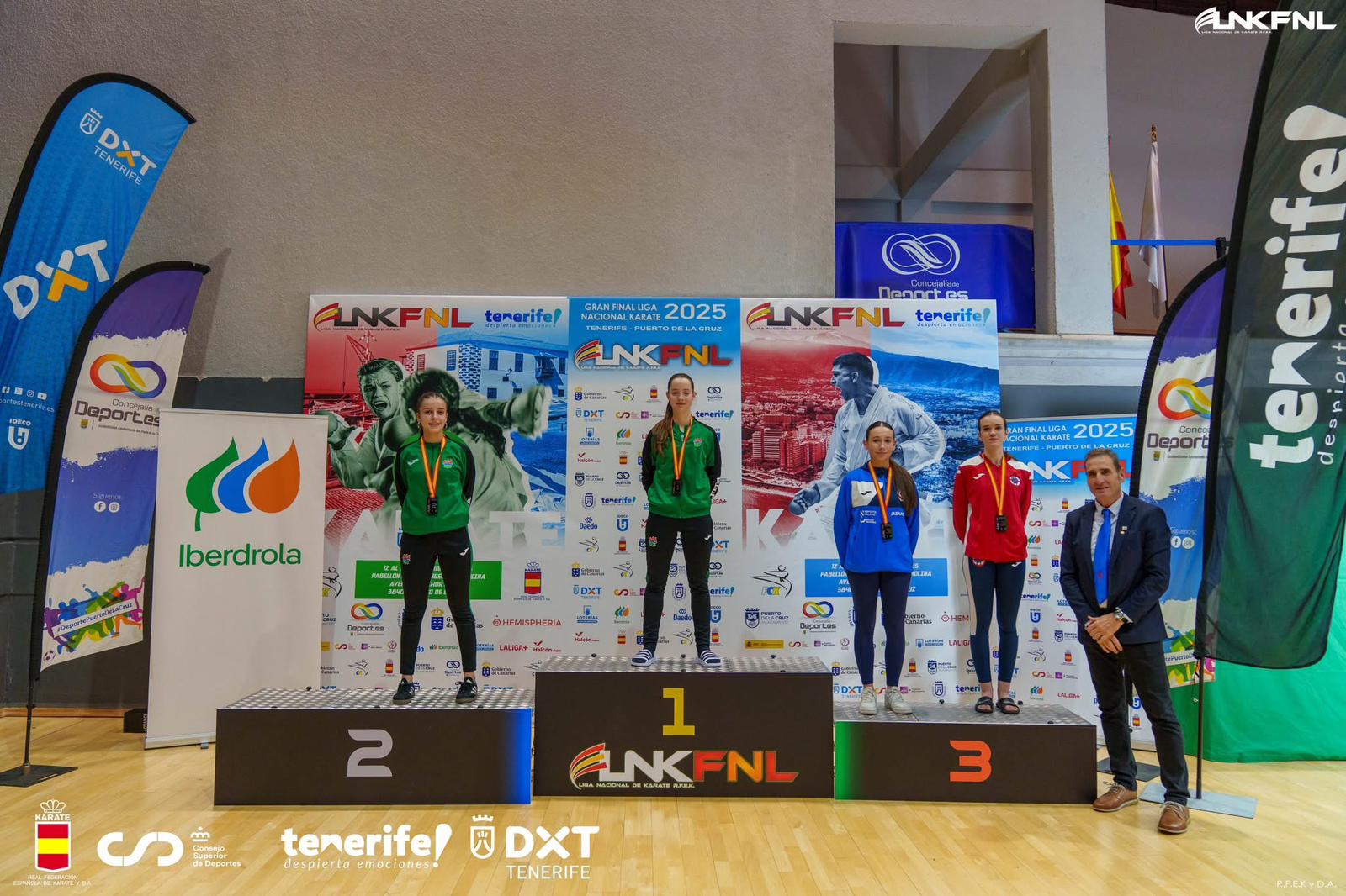 Podios navarros en la Gran Final de la Liga Nacional Iberdrola de K&aacute;rate